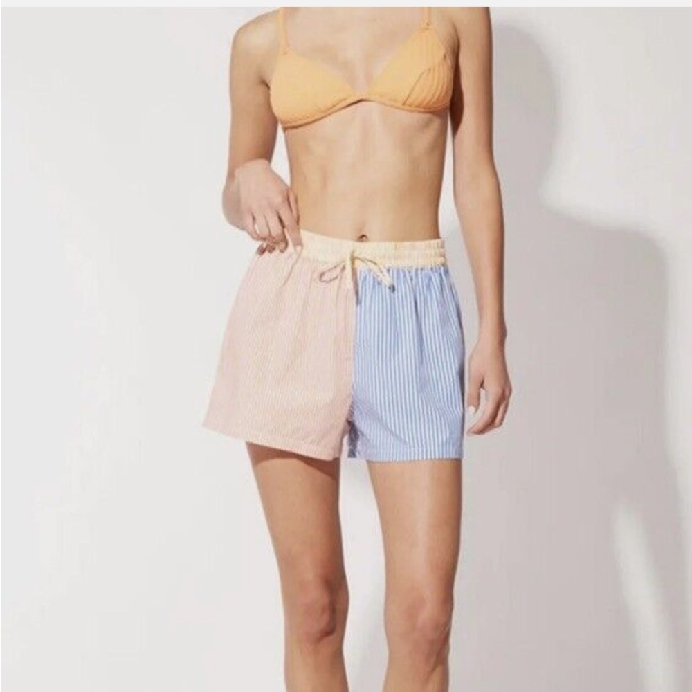 Solid and striped Charlie short. NWT SZ XS